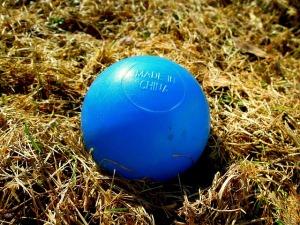 blauer Ball Made in China